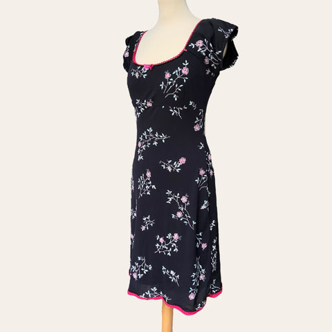 Robe midi imprimé floral