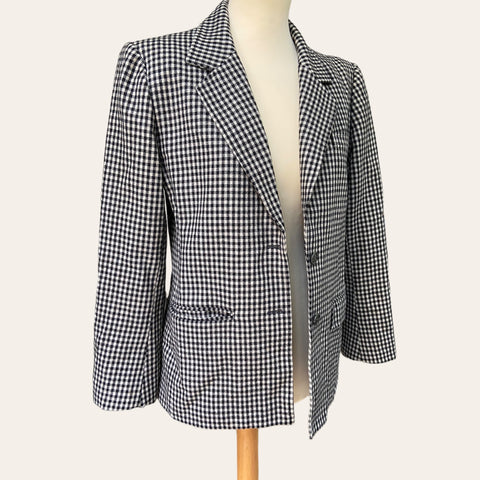 Blazer à carreaux