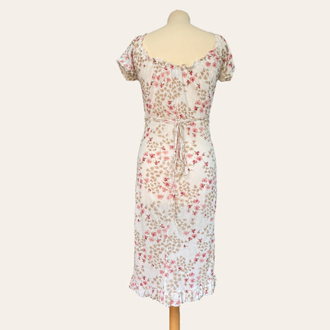 Robe midi imprimé floral