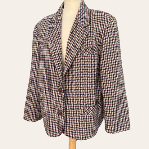 Blazer à carreaux