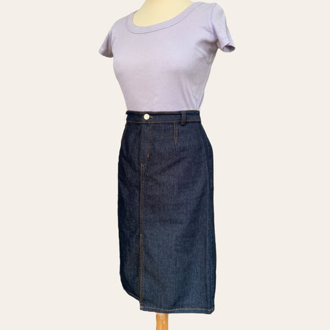 Jupe midi en denim