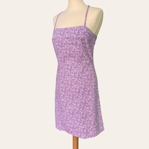 Liberty floral print mini dress