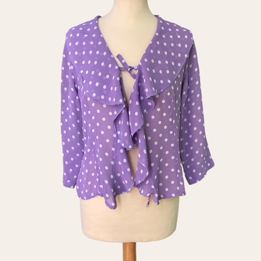 Blouse à pois