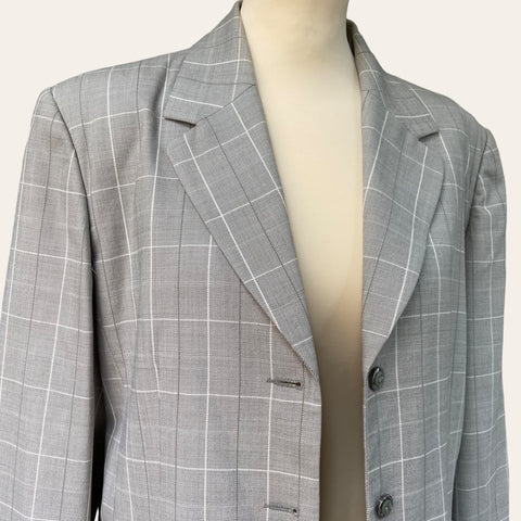 Blazer à carreaux