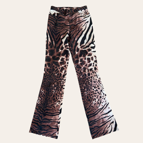 Kenzo leopard print pants