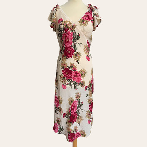 Robe midi imprimé floral