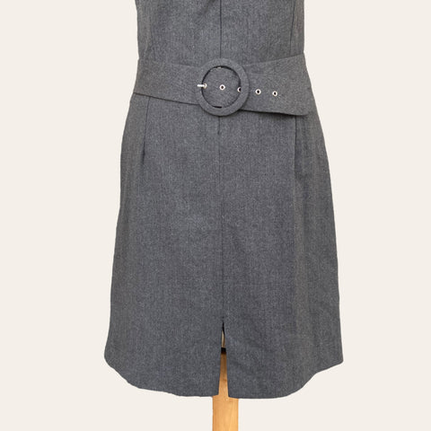 70's Wool Belted Mini Dress