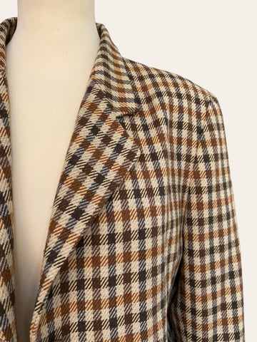 Blazer à carreaux