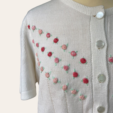 Embroidered cardigan