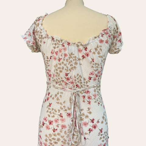 Robe midi imprimé floral