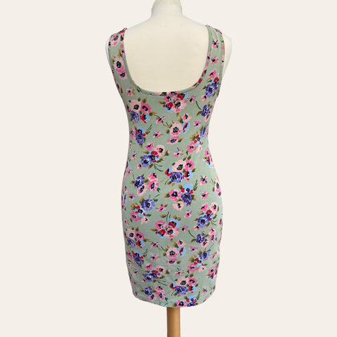 Floral print mini dress