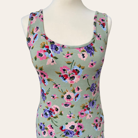 Floral print mini dress