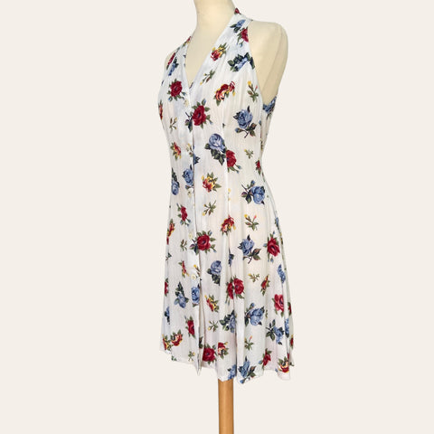 Robe boutonnée imprimé floral