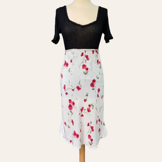 Jupe midi imprimé floral