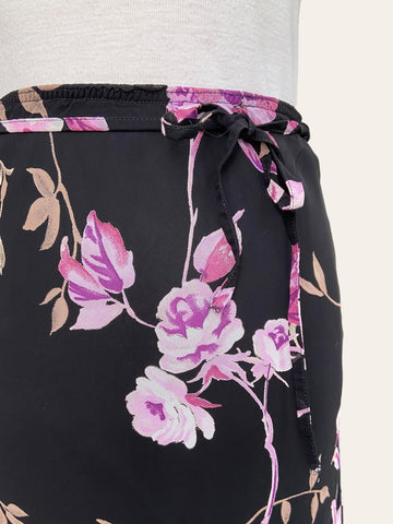 Jupe midi imprimé floral