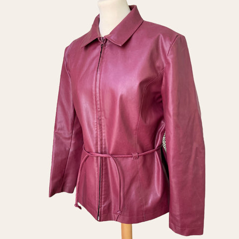 Veste simili-cuir