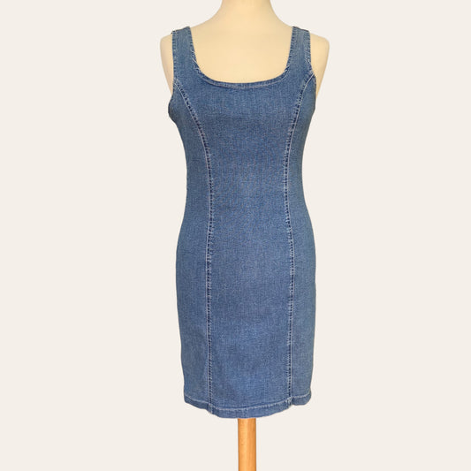 Denim mini dress