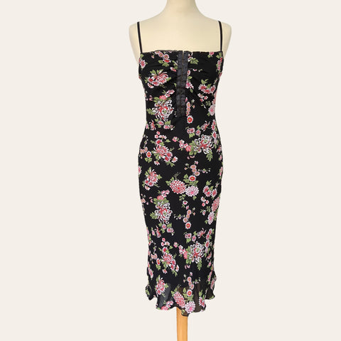 Robe midi imprimé floral