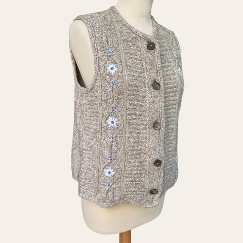 Austrian embroidered cardigan