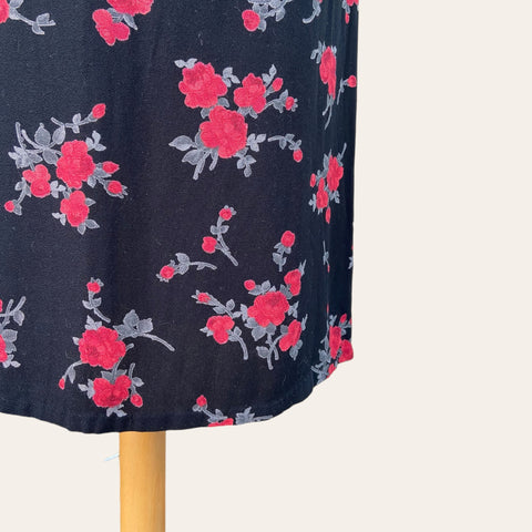 Jupe midi imprimé floral