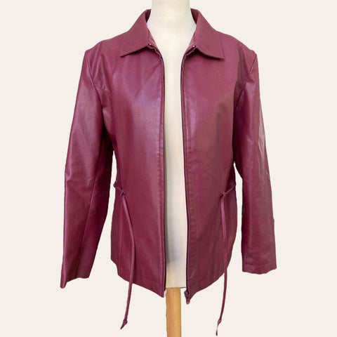 Veste simili-cuir