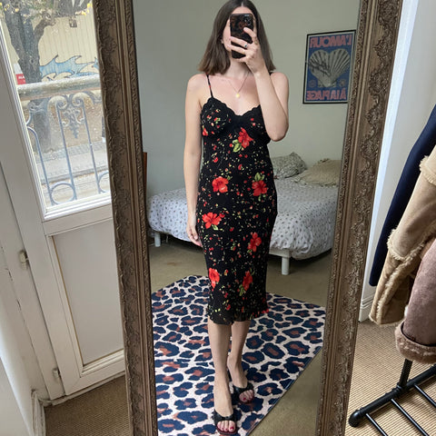 Robe nuisette imprimé floral