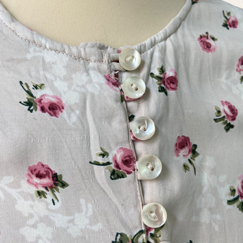 Blouse boutonnée imprimé floral