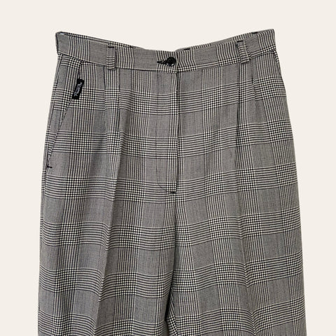 Pantalon à carreaux écossais