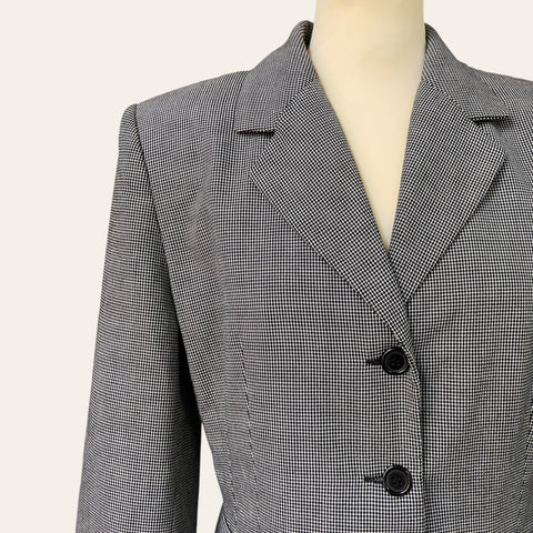 Blazer imprimé à carreaux