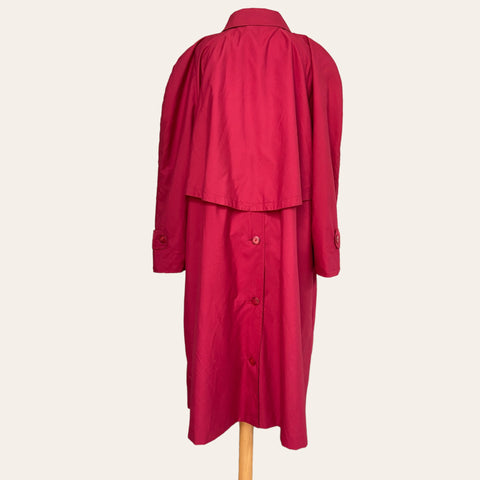 Trench fluide rouge