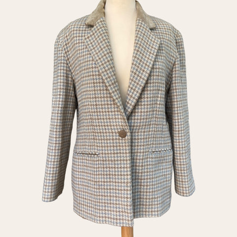 Blazer à carreaux