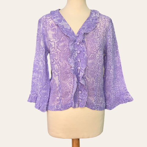 Blouse imprimé serpent