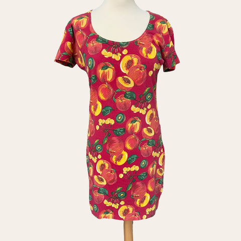 Robe mini à fruits