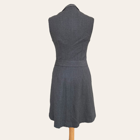 70's Wool Belted Mini Dress