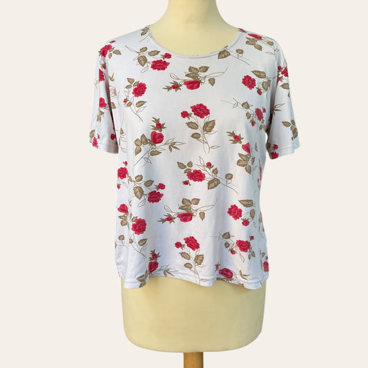 Floral print t-shirt