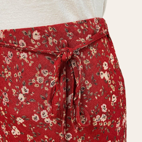 Jupe midi imprimé floral