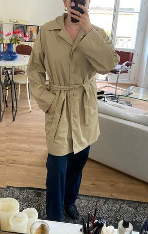 Trench beige imperméable