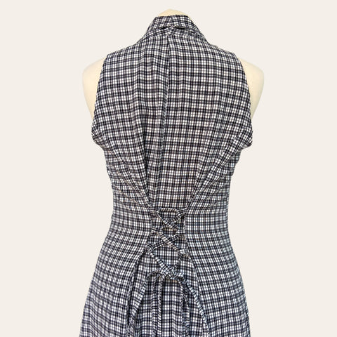 Robe chemise à carreaux