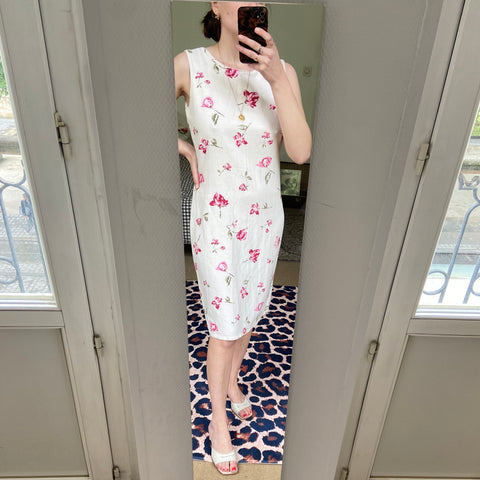 Robe midi imprimé floral