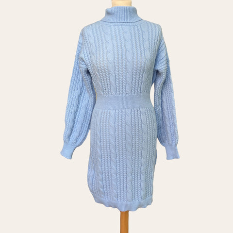 Cable knit dress