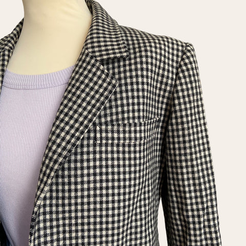 Blazer à carreaux