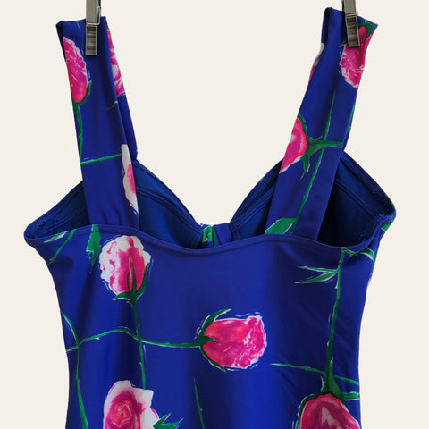 Maillot de bain à roses