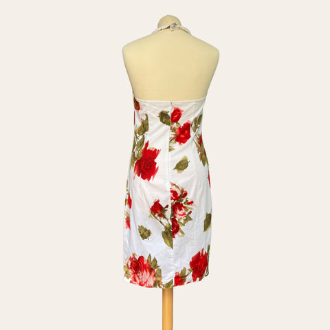 Robe dos nu imprimé floral