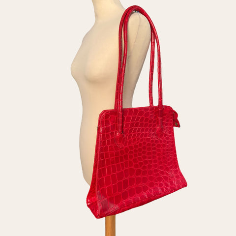 Sac en simili cuir croco