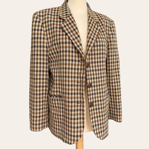 Blazer à carreaux