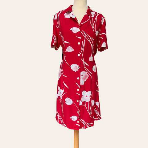 Robe chemise imprimé floral