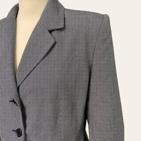 Blazer imprimé à carreaux