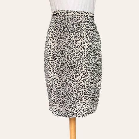 Leopard print skirt