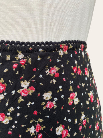 Jupe midi imprimé floral