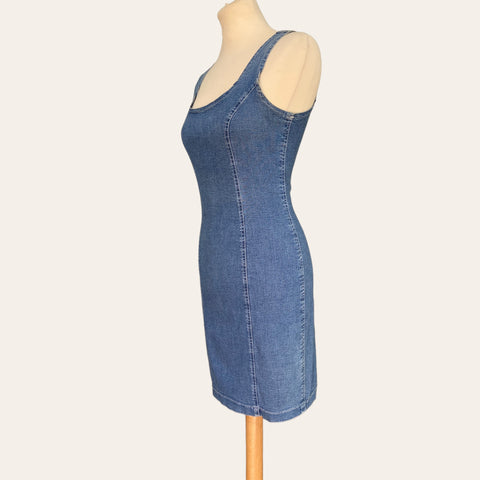 Robe mini en jean